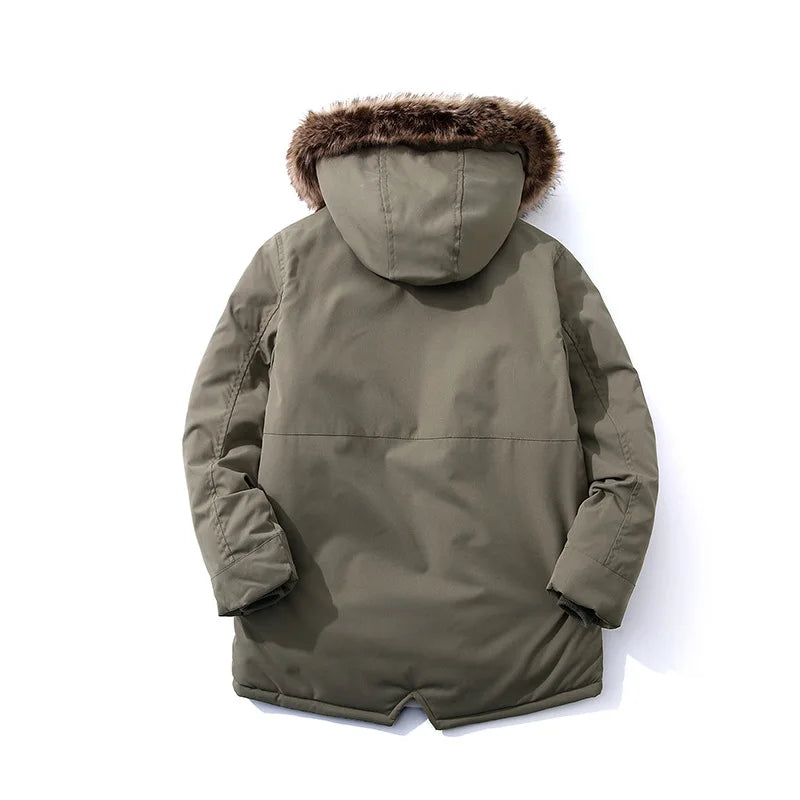 Casaco de Inverno Infantil com Capuz e Gola de Pelo | Meninos e Meninas