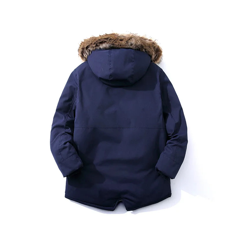 Casaco de Inverno Infantil com Capuz e Gola de Pelo | Meninos e Meninas
